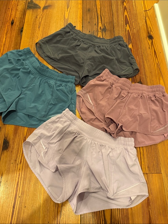 lululemon athletica Pants - lululemon athletica Women's Athletic Shorts - Teal, Charcoal, Mauve, Lavender